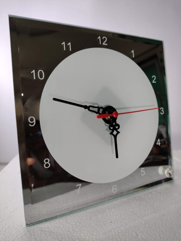Glass Photo frame with Clock (ATWBL-14) - Image 2
